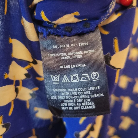 Maeve Penguin Patterned Button-Up Shirt - Picture 12 of 16